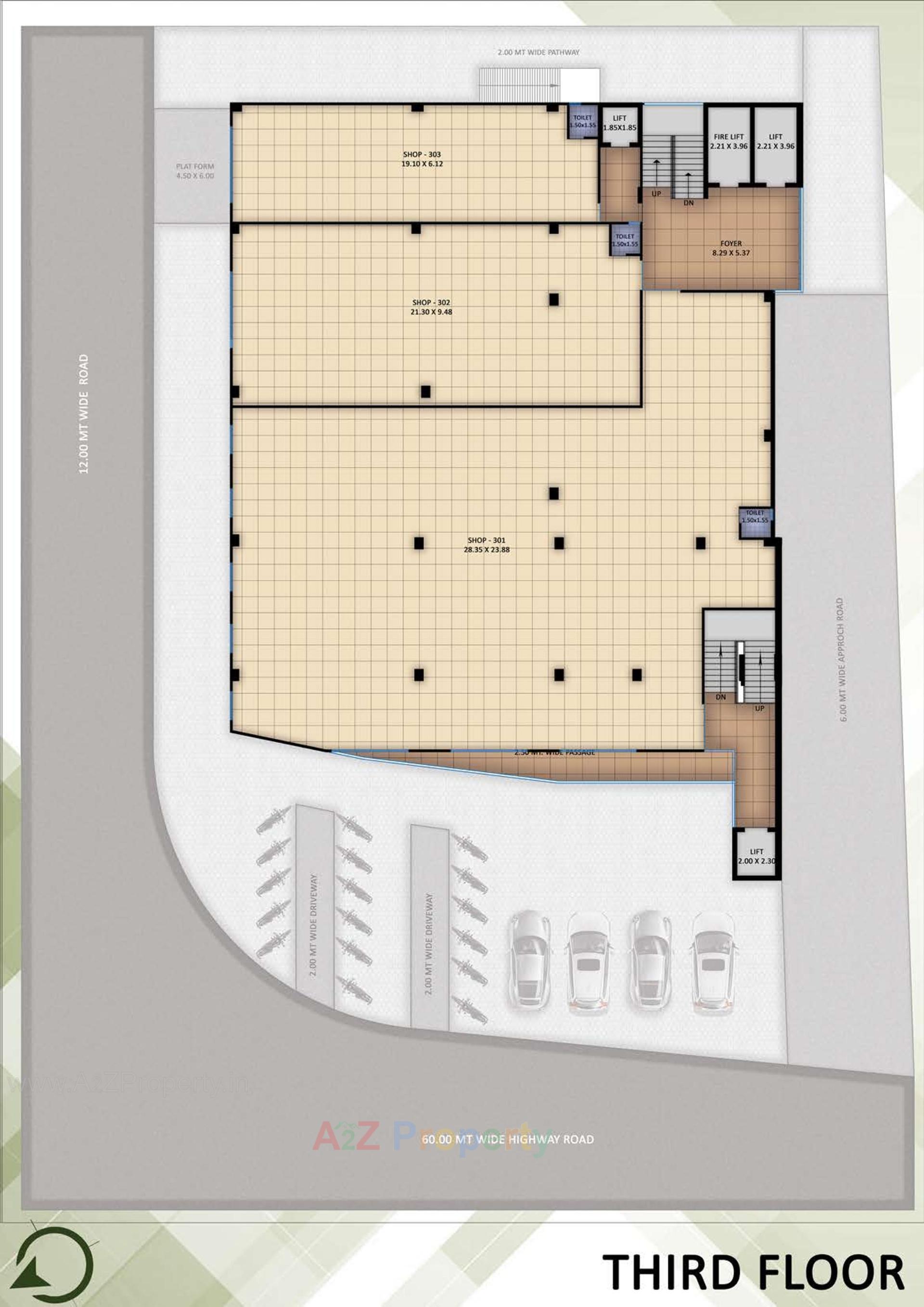 Layout of real estate project Karma Square located at Muthiya, Ahmedabad, Gujarat