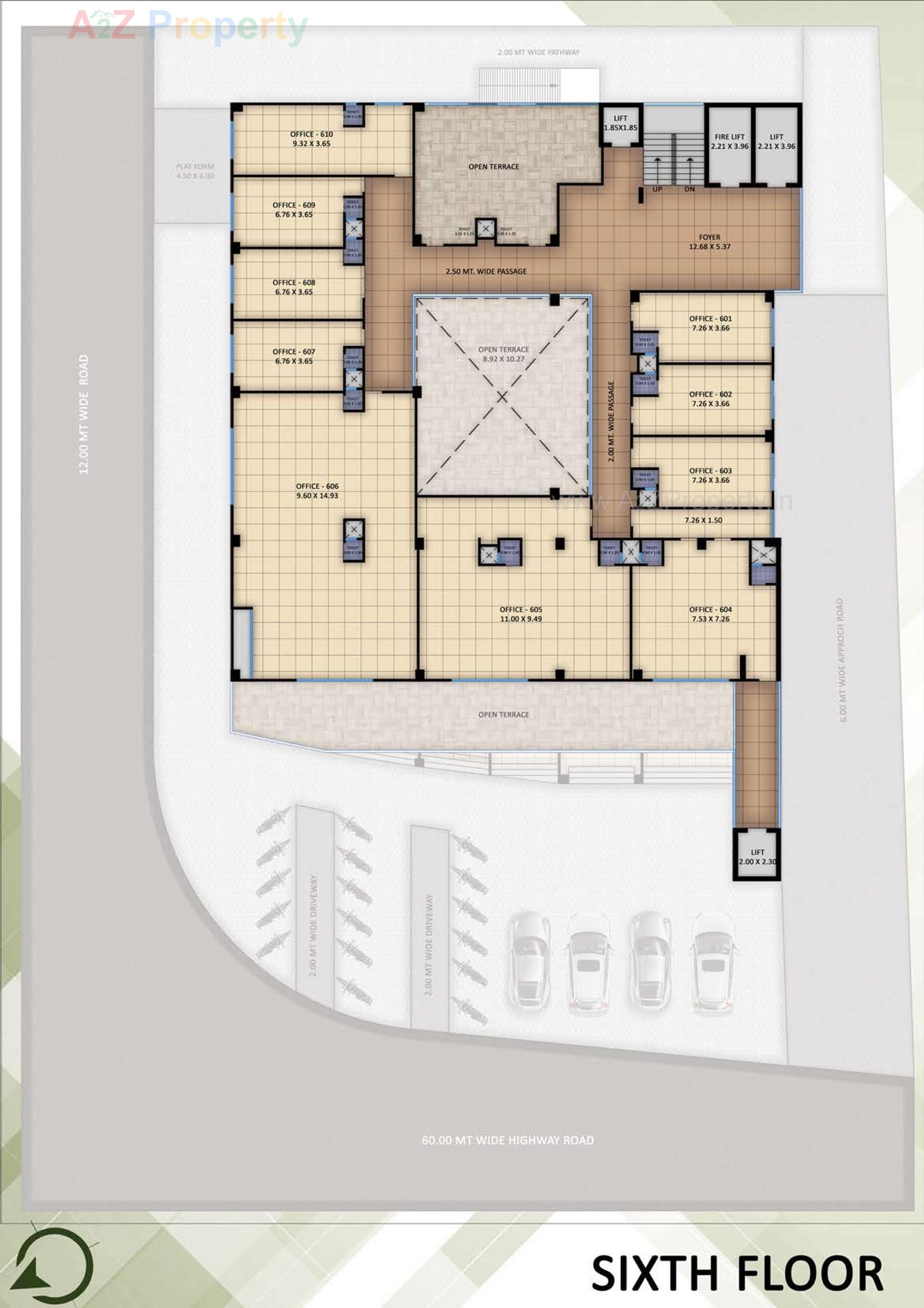 Layout of real estate project Karma Square located at Muthiya, Ahmedabad, Gujarat