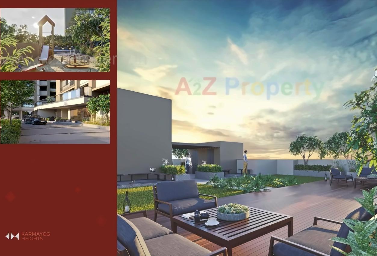 3D Elevation of real estate project Karmyog Heights located at Changispur, Ahmedabad, Gujarat