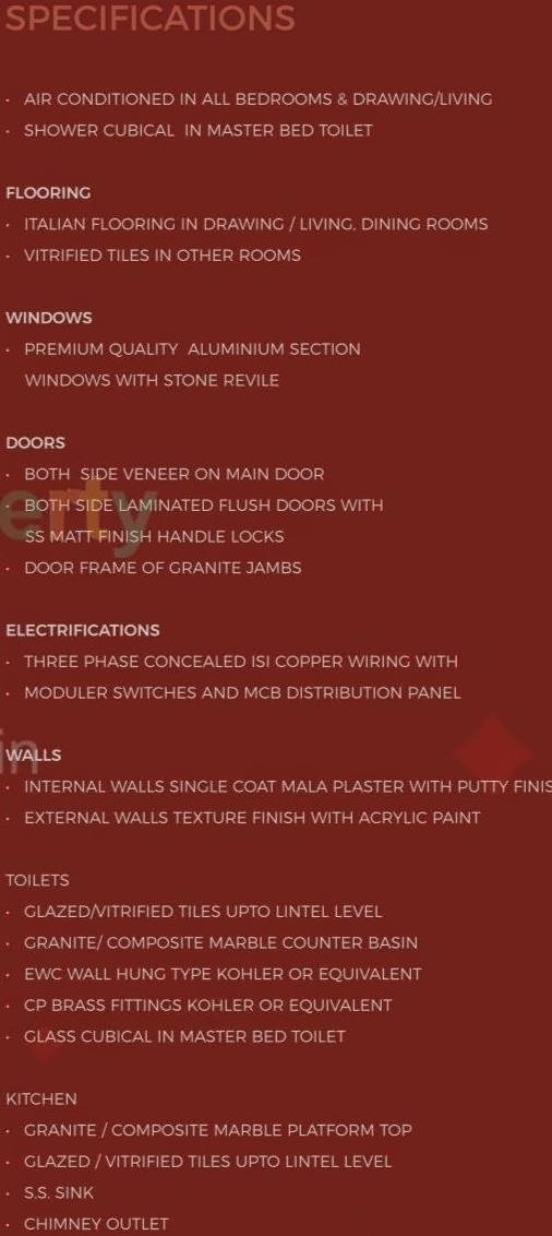 Project Specifications