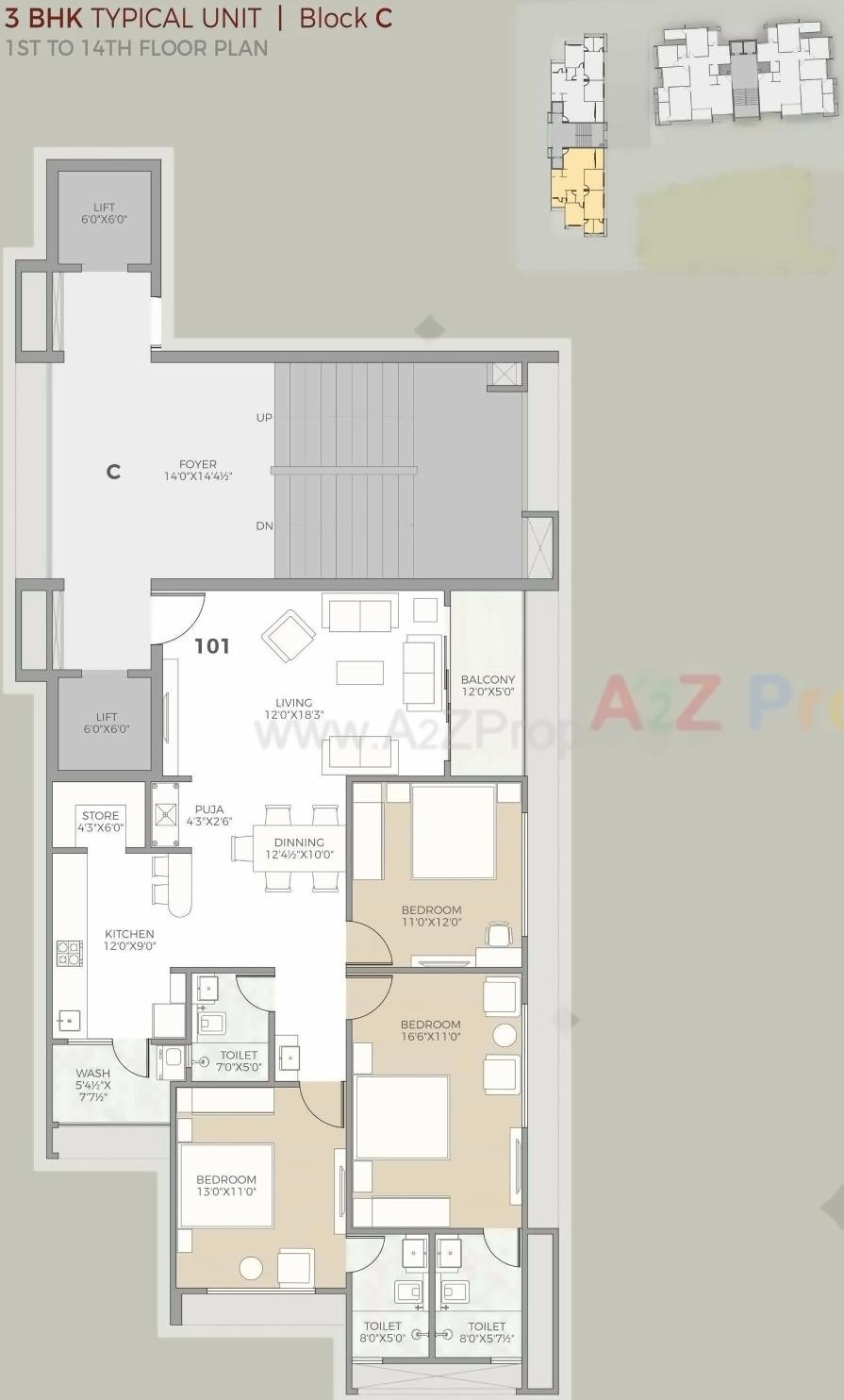 Layout of real estate project Karmyog Heights located at Changispur, Ahmedabad, Gujarat