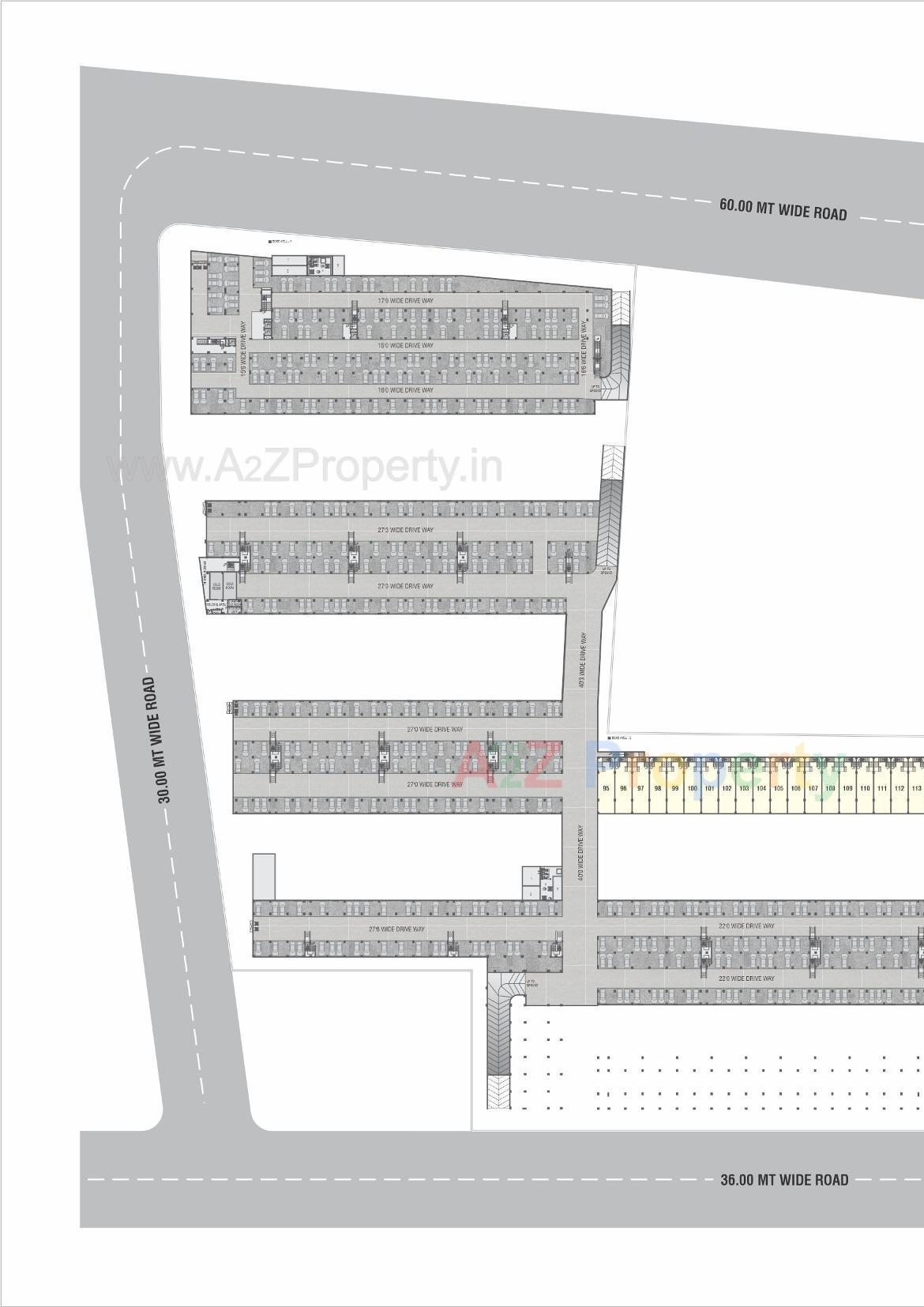 Layout of real estate project Karnavati Agriculture Market Yard located at Ahmedabad, Ahmedabad, Gujarat