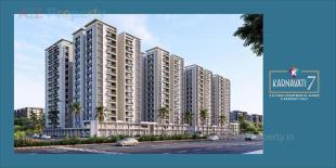 Elevation of real estate project Karnavati Apartment located at Vatva, Ahmedabad, Gujarat
