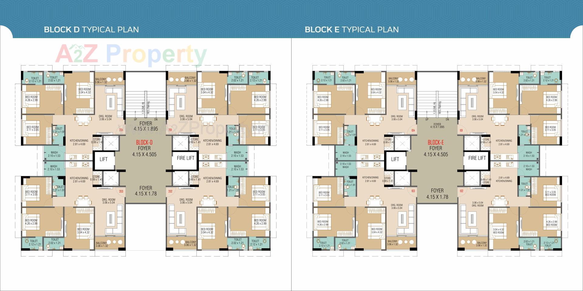 Layout of real estate project Karnavati Apartment located at Vatva, Ahmedabad, Gujarat