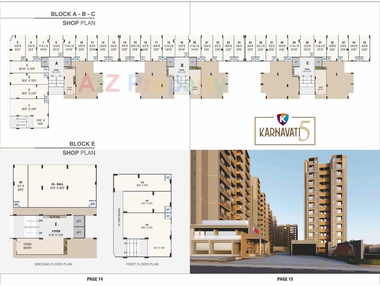 Layout of real estate project Karnavati Appartment located at Vatva, Ahmedabad, Gujarat