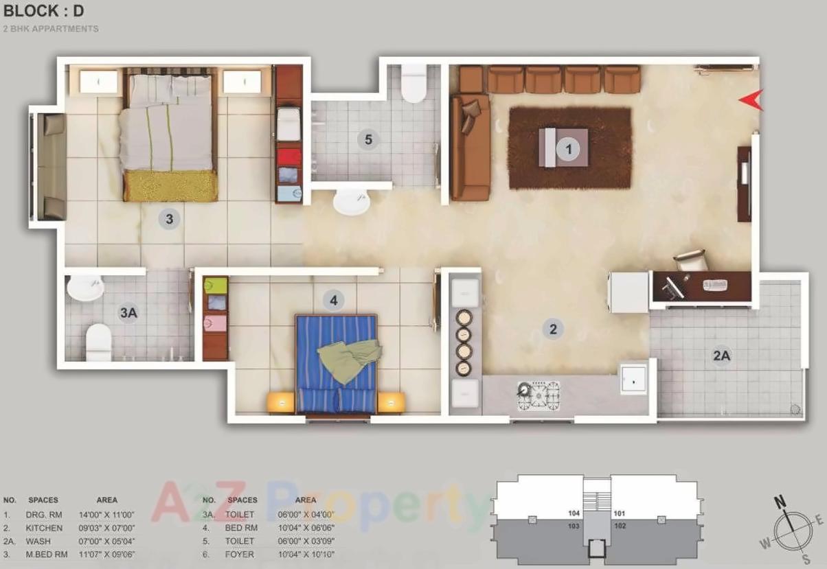 Layout of real estate project Karnavati Enclave located at City, Ahmedabad, Gujarat
