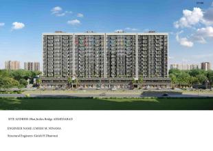Elevation of real estate project Karnavati Infinity Living Block located at Ahmedabad, Ahmedabad, Gujarat