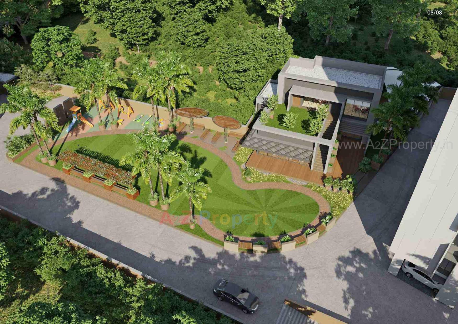 3D Elevation of real estate project Karnavati Infinity Living Block located at Ahmedabad, Ahmedabad, Gujarat