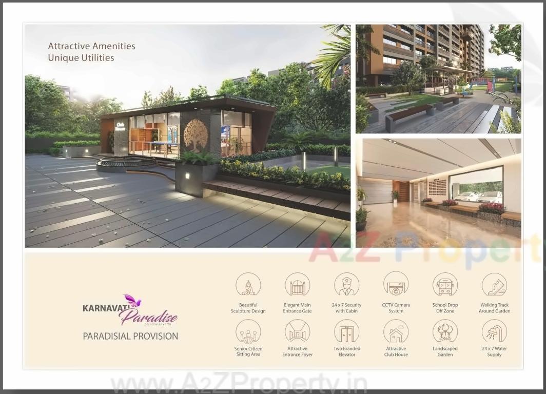 3D Elevation of real estate project Karnavati Paradise located at Ahmedabad, Ahmedabad, Gujarat