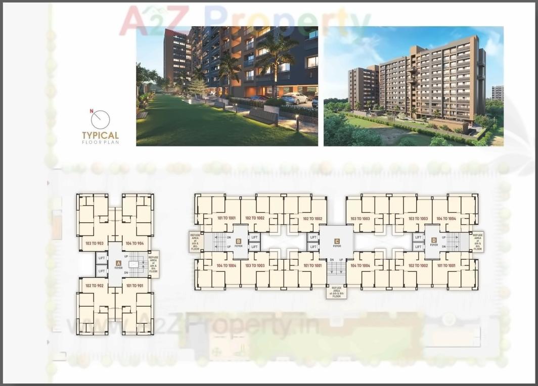 Layout of real estate project Karnavati Paradise located at Ahmedabad, Ahmedabad, Gujarat
