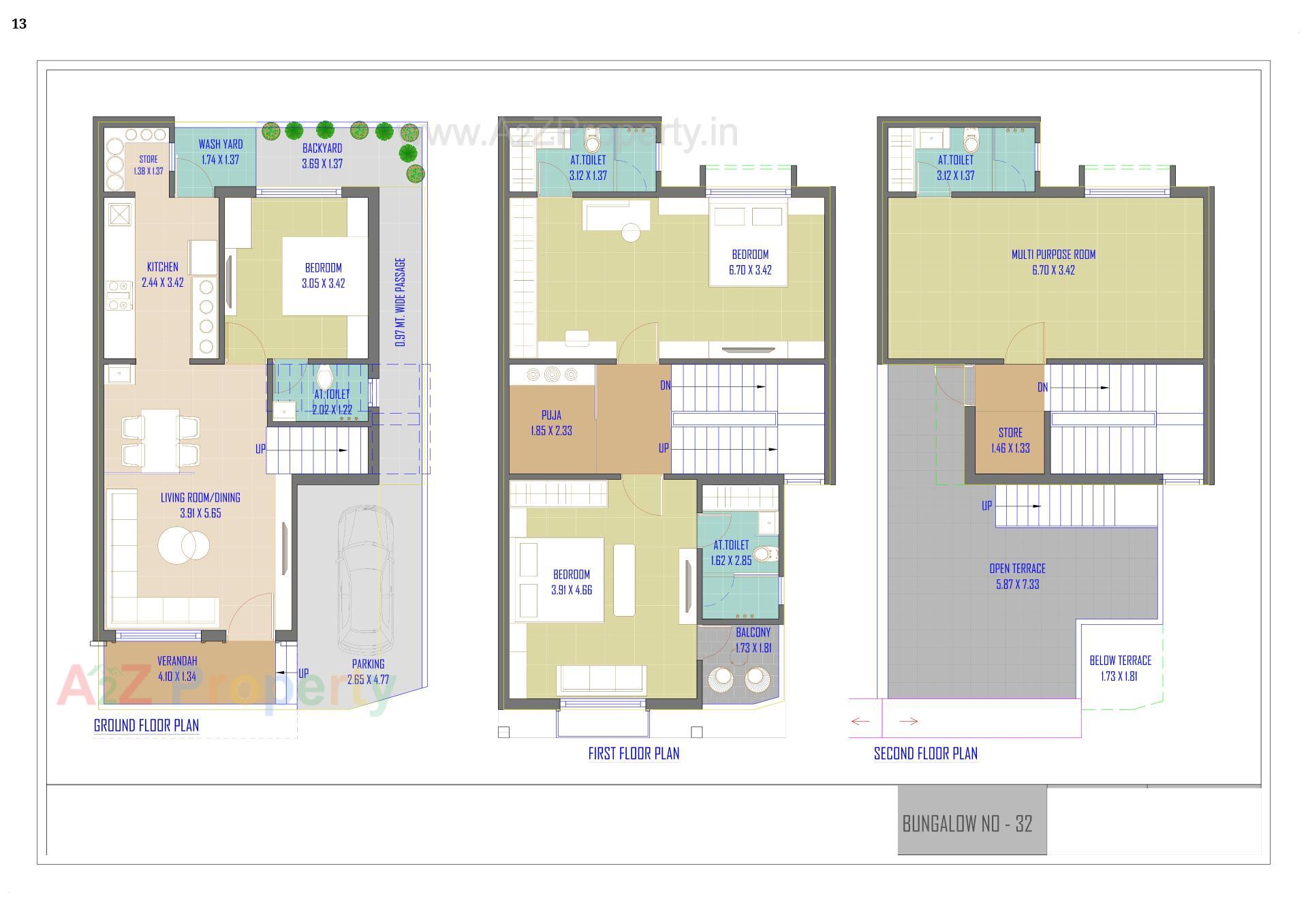 Layout of real estate project Karnavati Parisar located at Vatva, Ahmedabad, Gujarat