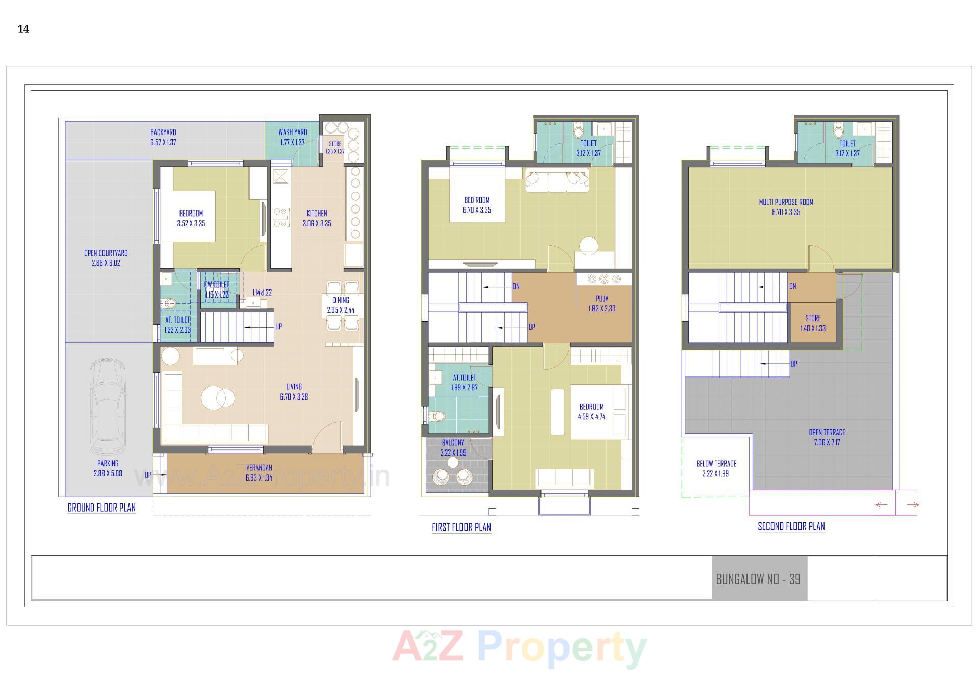 Layout of real estate project Karnavati Parisar located at Vatva, Ahmedabad, Gujarat