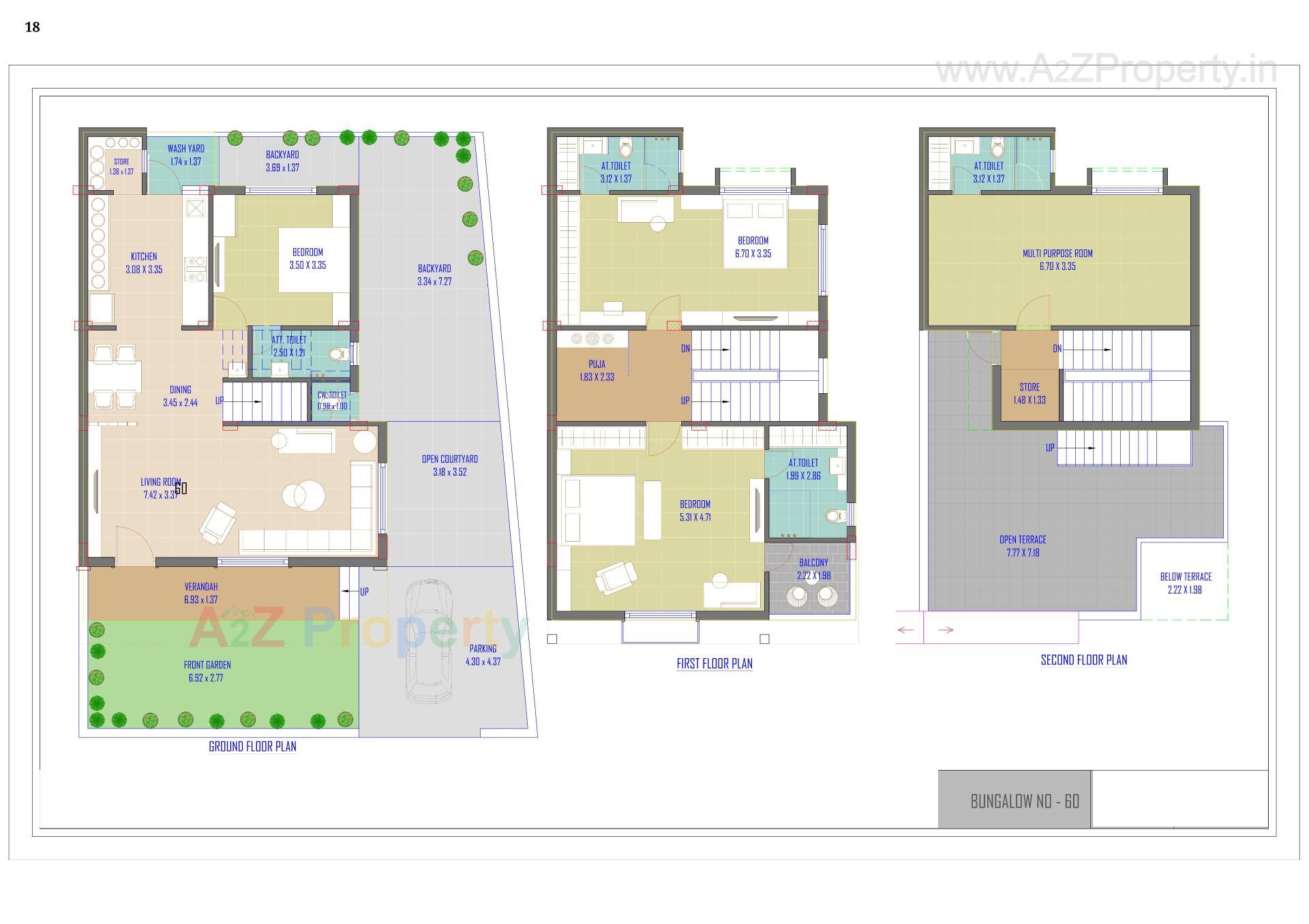 Layout of real estate project Karnavati Parisar located at Vatva, Ahmedabad, Gujarat