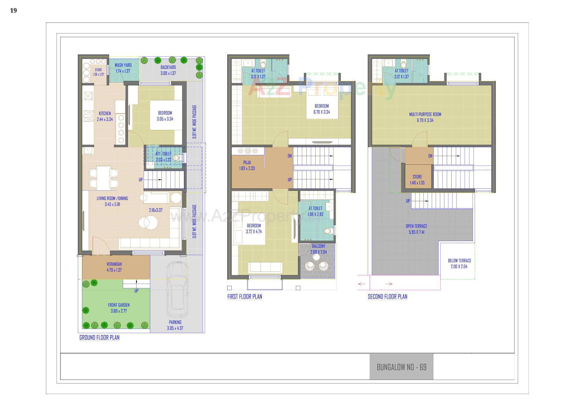 Layout of real estate project Karnavati Parisar located at Vatva, Ahmedabad, Gujarat