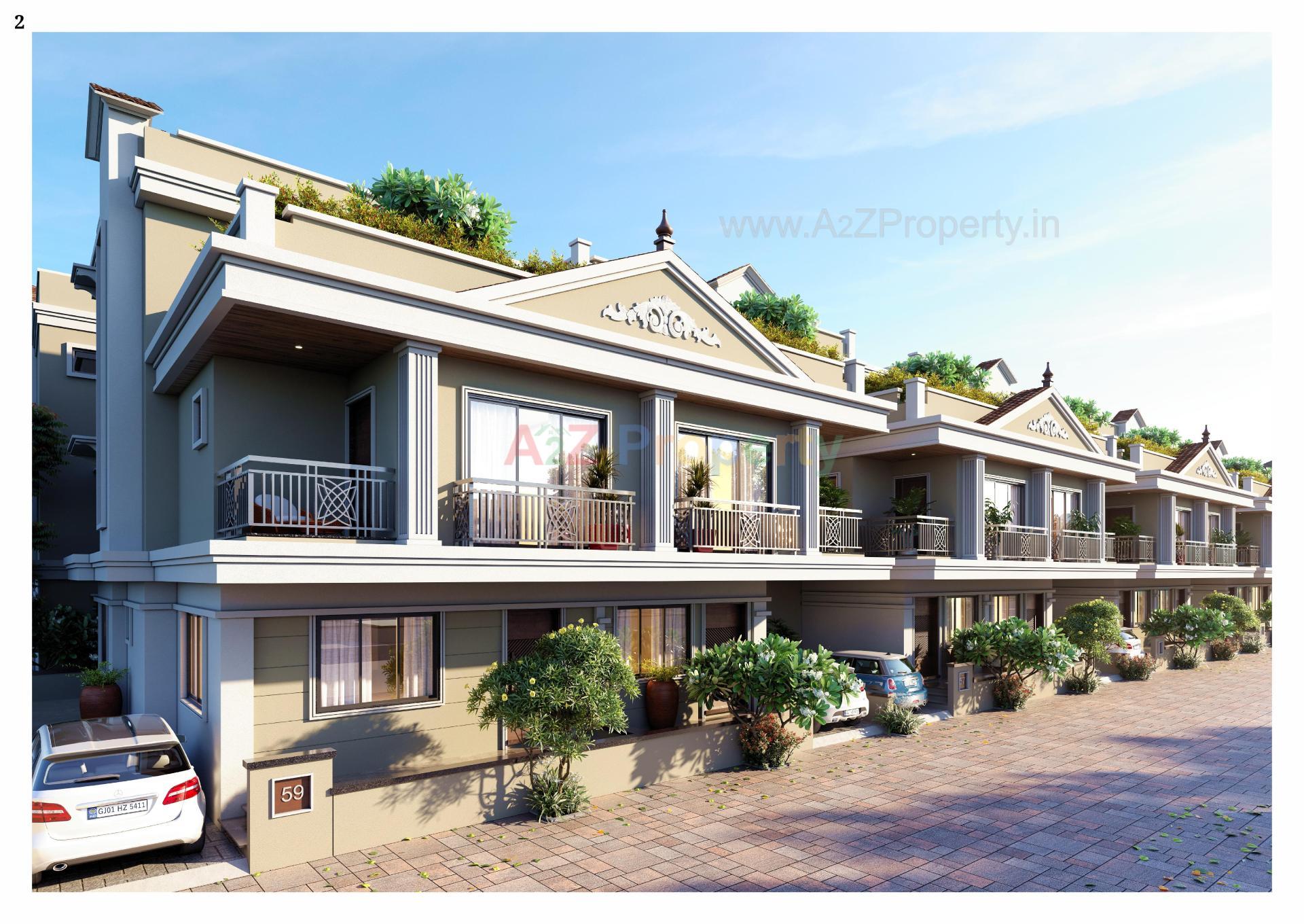 3D Elevation of real estate project Karnavati Parisar located at Vatva, Ahmedabad, Gujarat