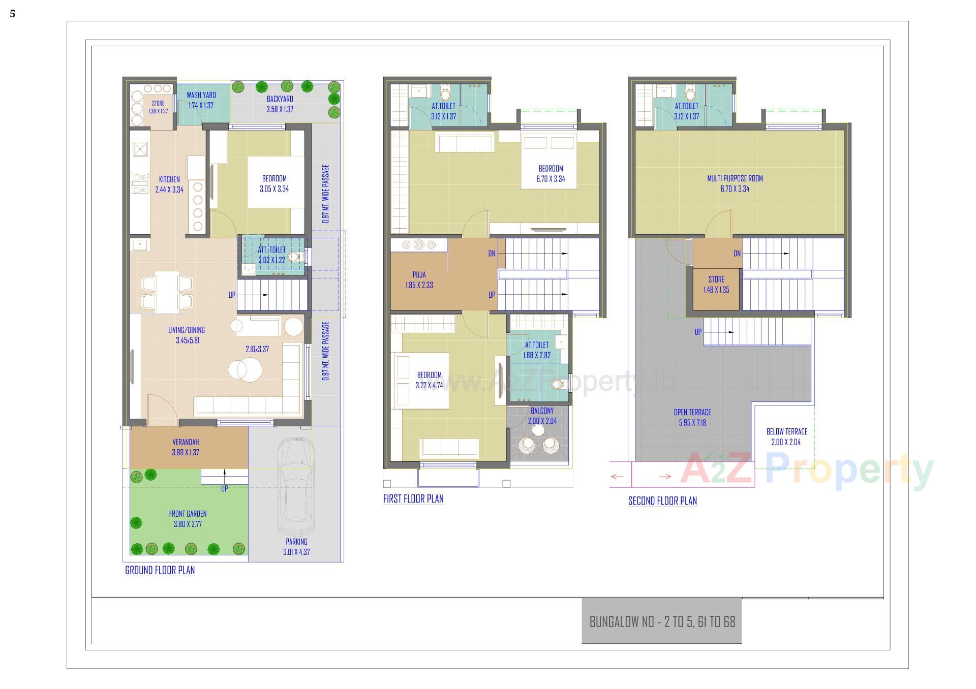 Layout of real estate project Karnavati Parisar located at Vatva, Ahmedabad, Gujarat