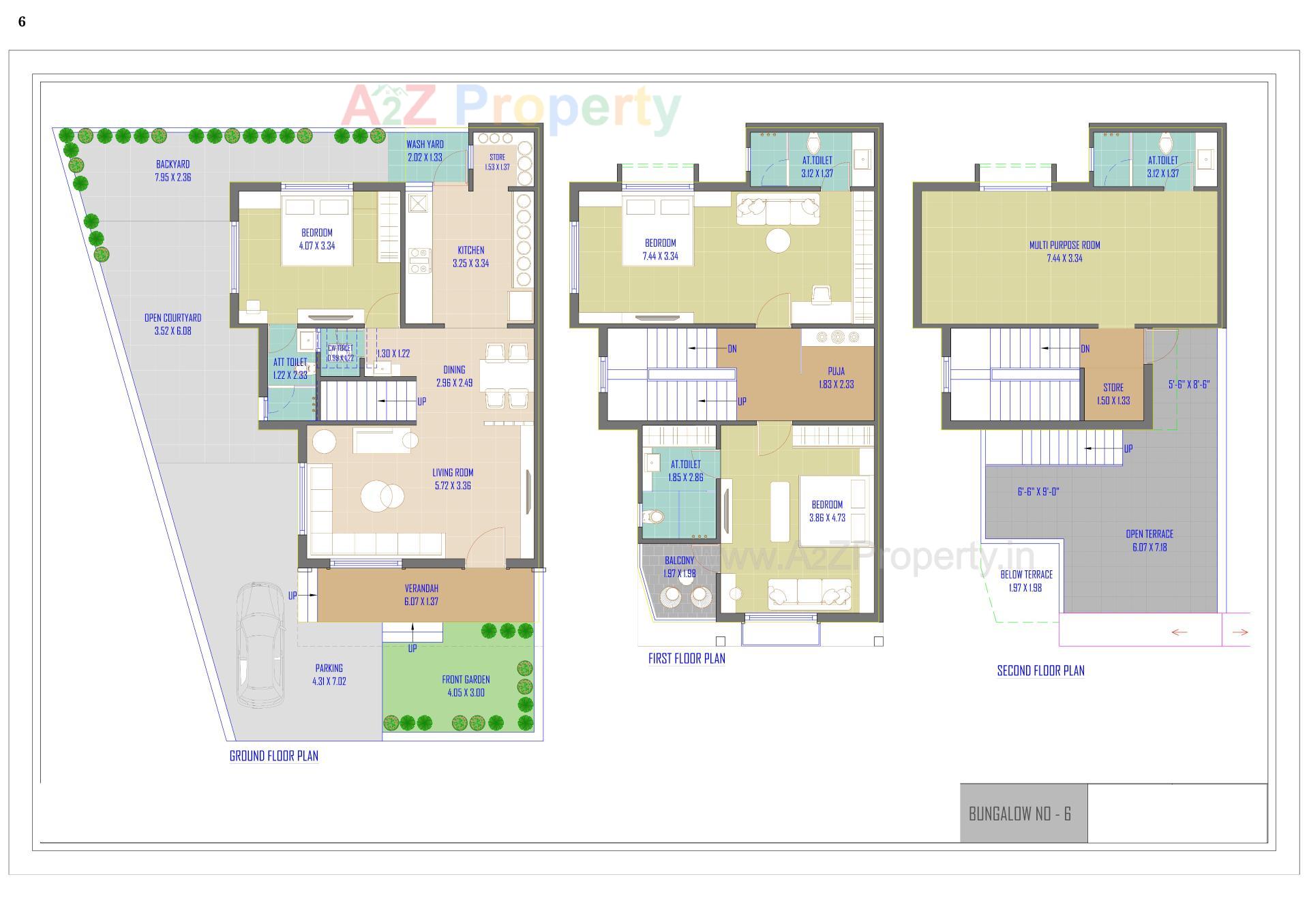 Layout of real estate project Karnavati Parisar located at Vatva, Ahmedabad, Gujarat