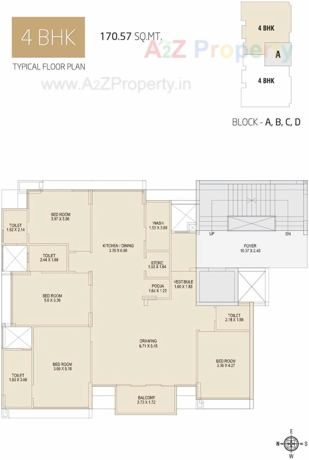 Layout of real estate project Karnavati Premier Living located at Bhat, Ahmedabad, Gujarat