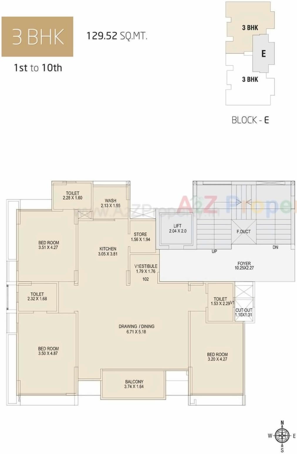 Layout of real estate project Karnavati Premier Living located at Bhat, Ahmedabad, Gujarat