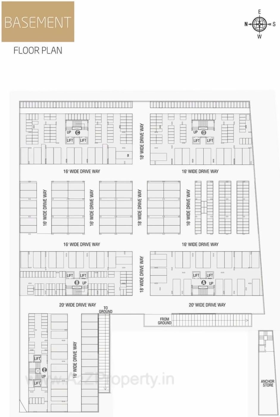 Layout of real estate project Karnavati Premier Living located at Bhat, Ahmedabad, Gujarat
