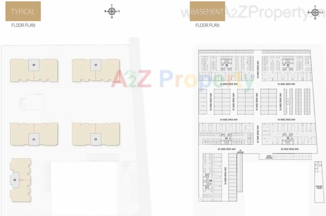 Layout of real estate project Karnavati Premier Living located at Bhat, Ahmedabad, Gujarat