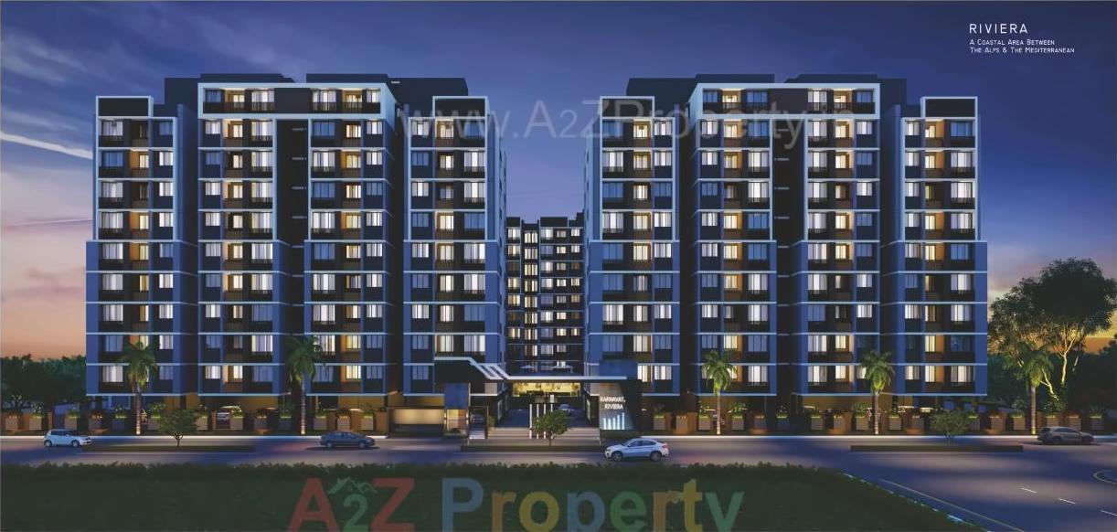 3D Elevation of real estate project Karnavati Riviera located at Ramol, Ahmedabad, Gujarat