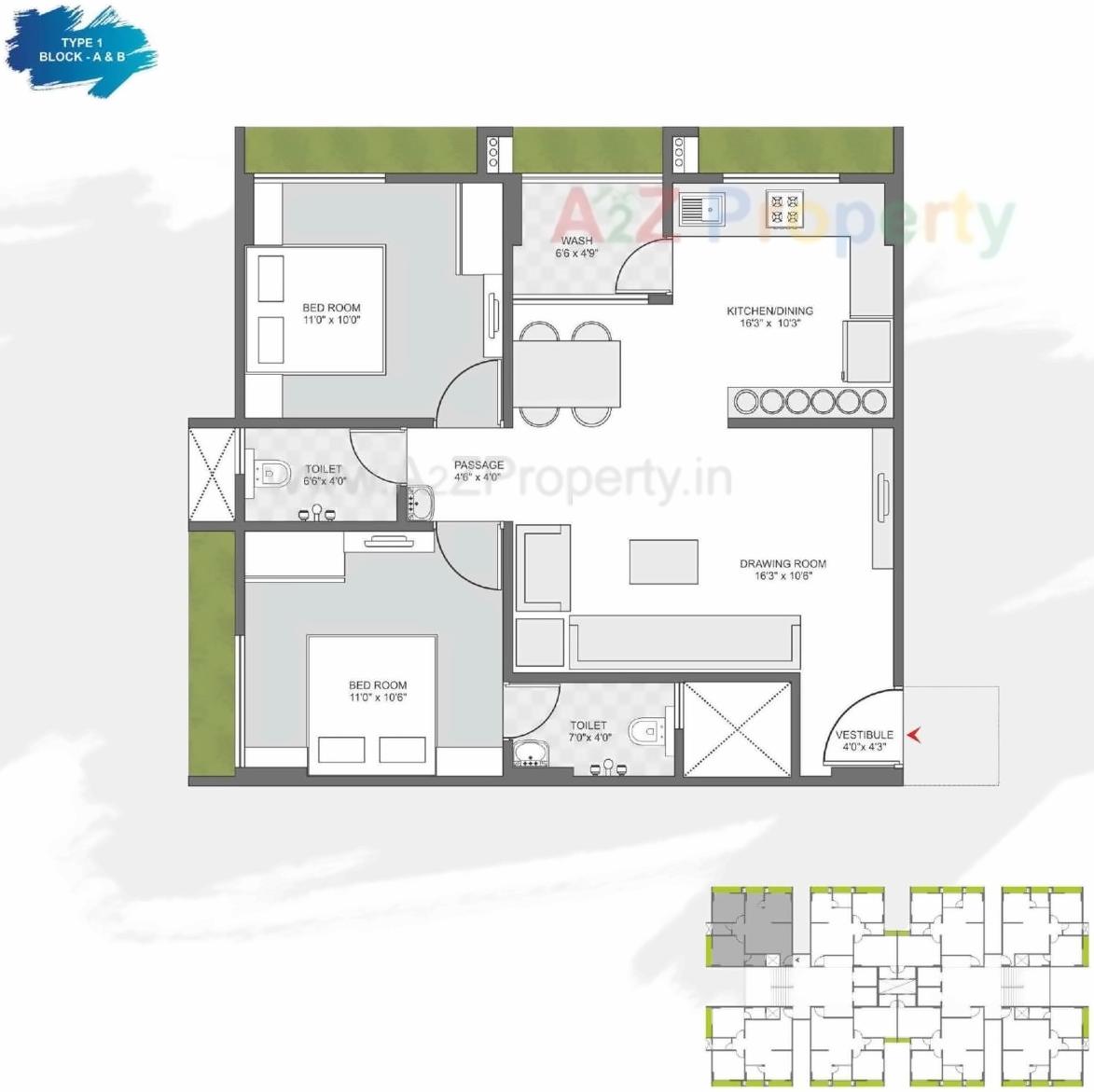 Layout of real estate project Karnavati Riviera located at Ramol, Ahmedabad, Gujarat