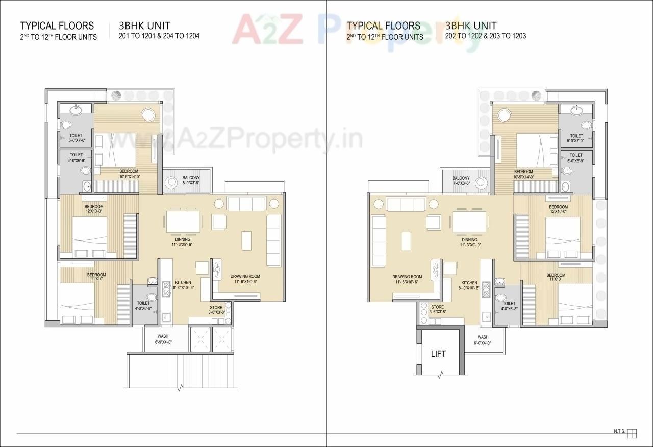 Layout of real estate project Karnavati Skylane located at Ramol, Ahmedabad, Gujarat