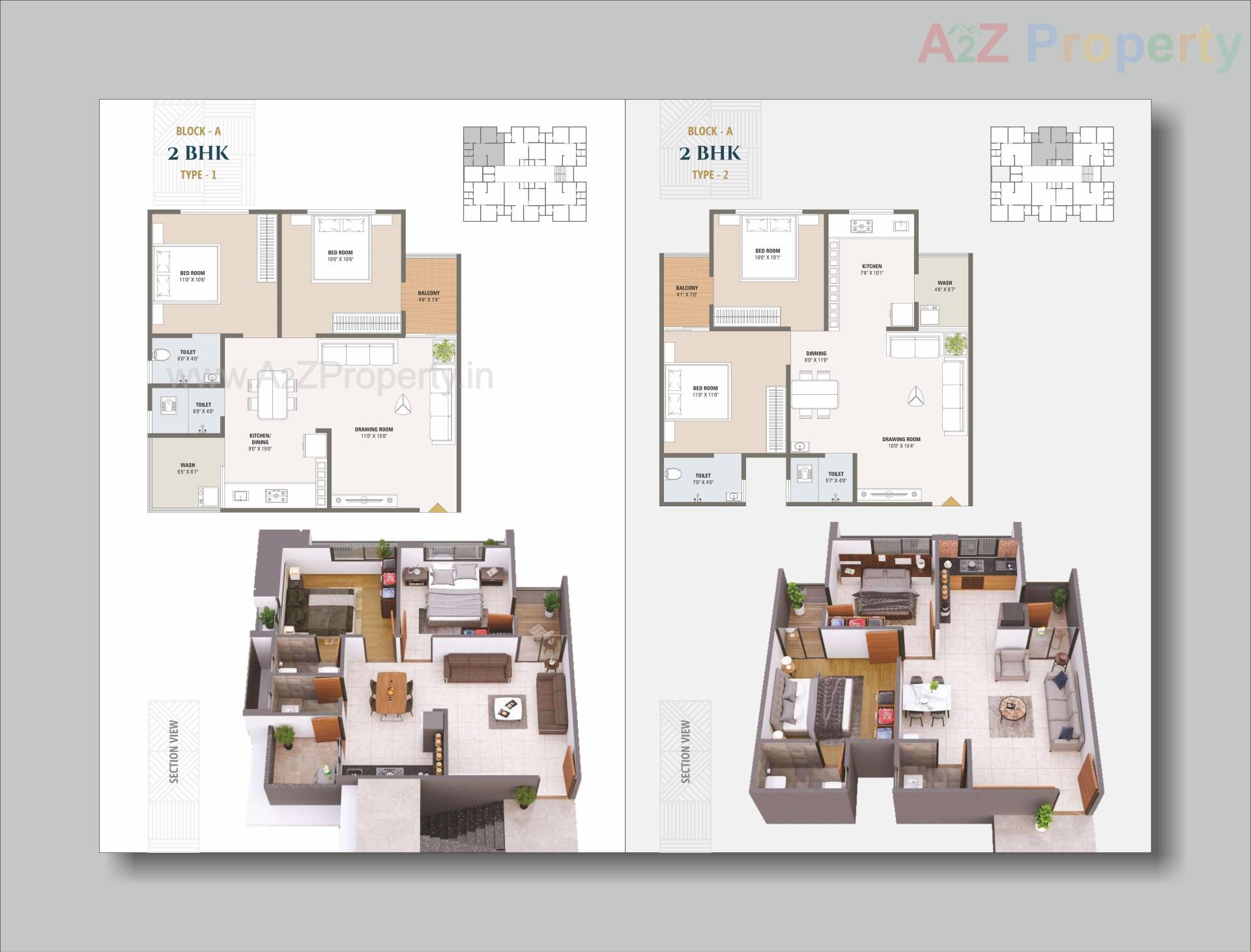 Layout of real estate project Kashi Hills located at Enasan, Ahmedabad, Gujarat