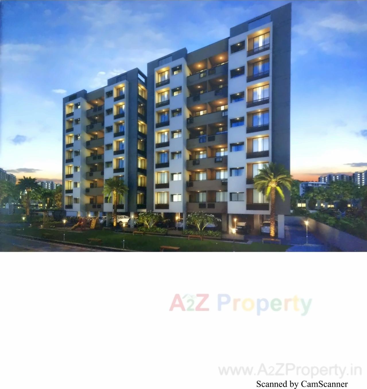 3D Elevation of real estate project Kasturi Pride located at Nikol, Ahmedabad, Gujarat