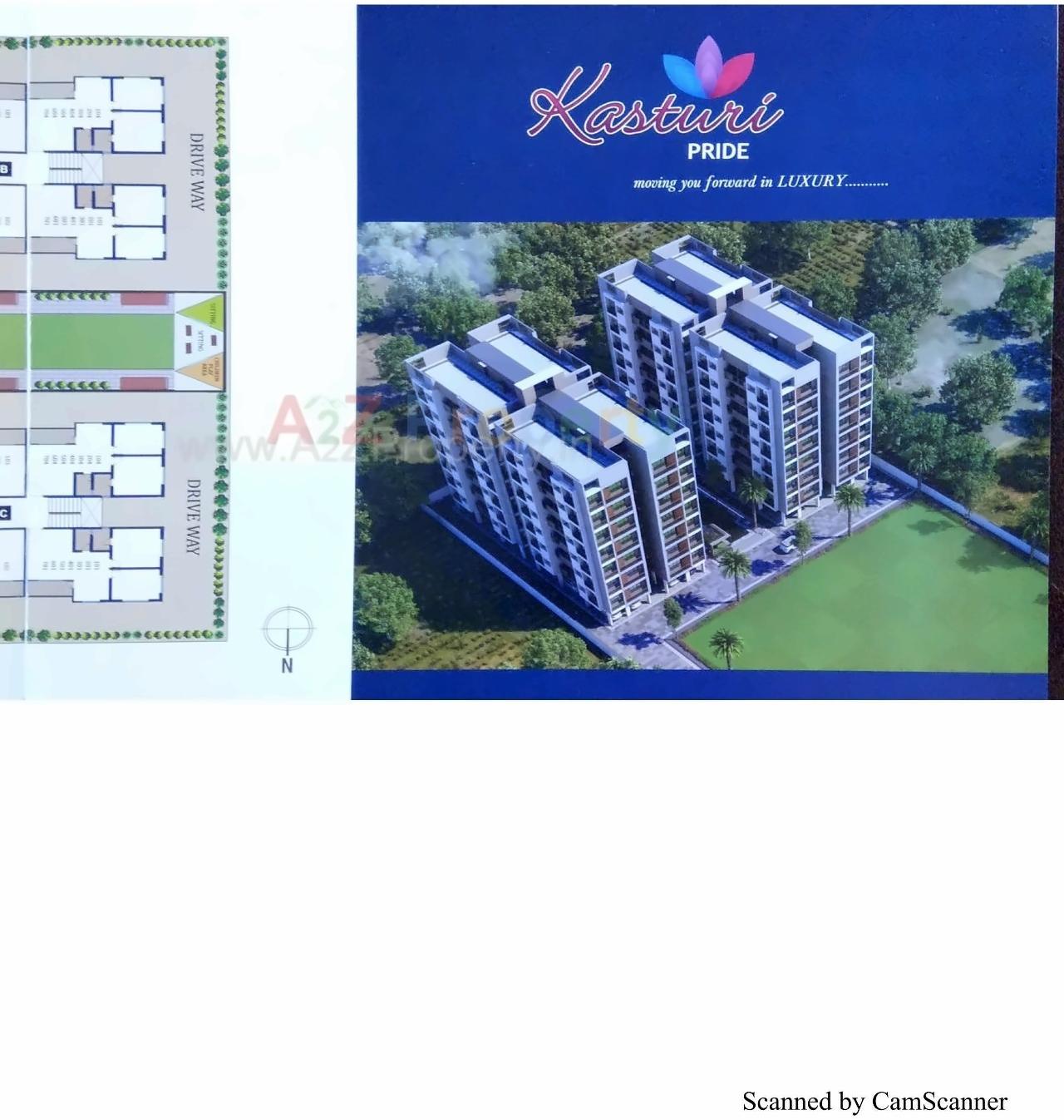 Layout of real estate project Kasturi Pride located at Nikol, Ahmedabad, Gujarat