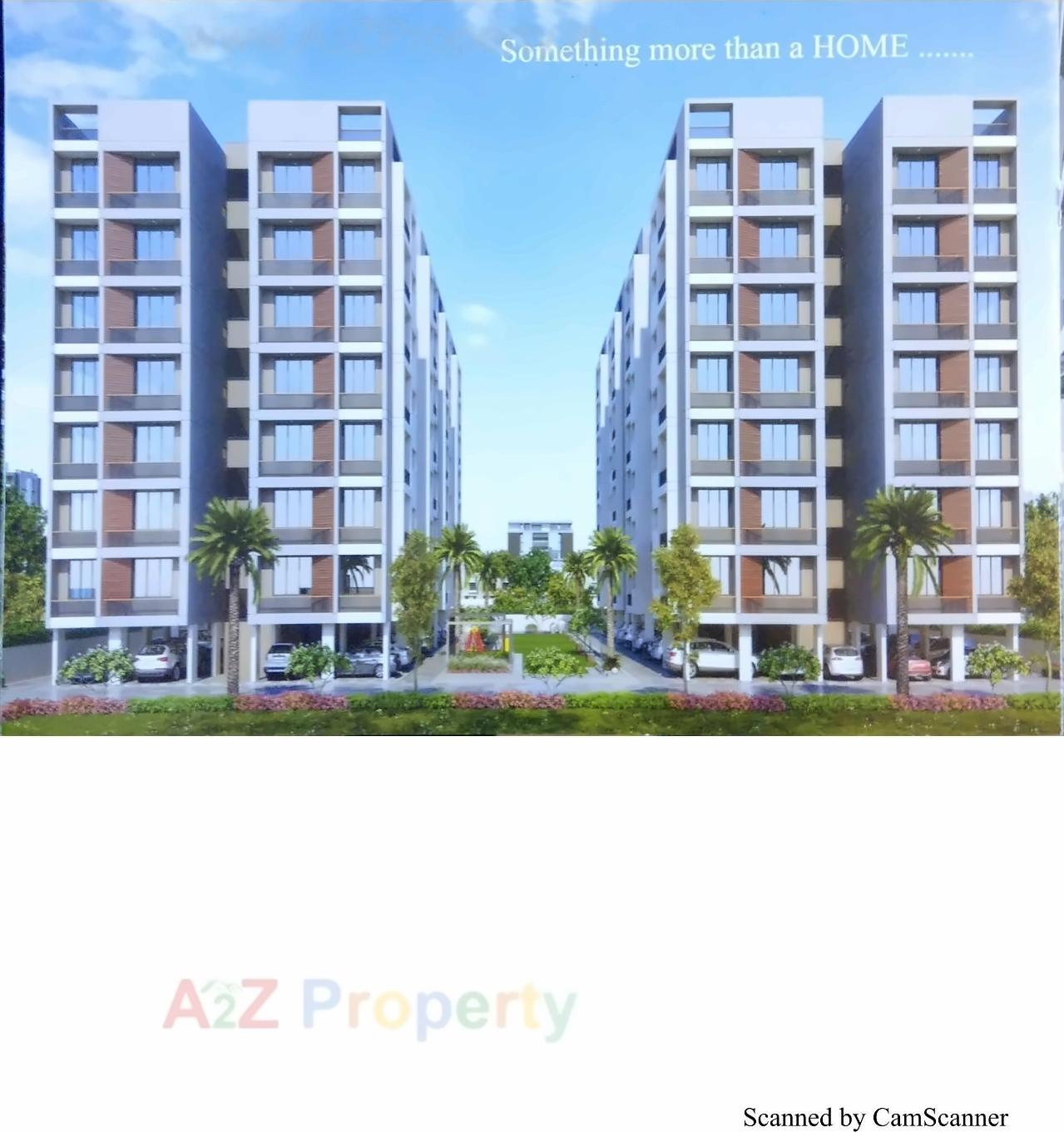 3D Elevation of real estate project Kasturi Pride located at Nikol, Ahmedabad, Gujarat