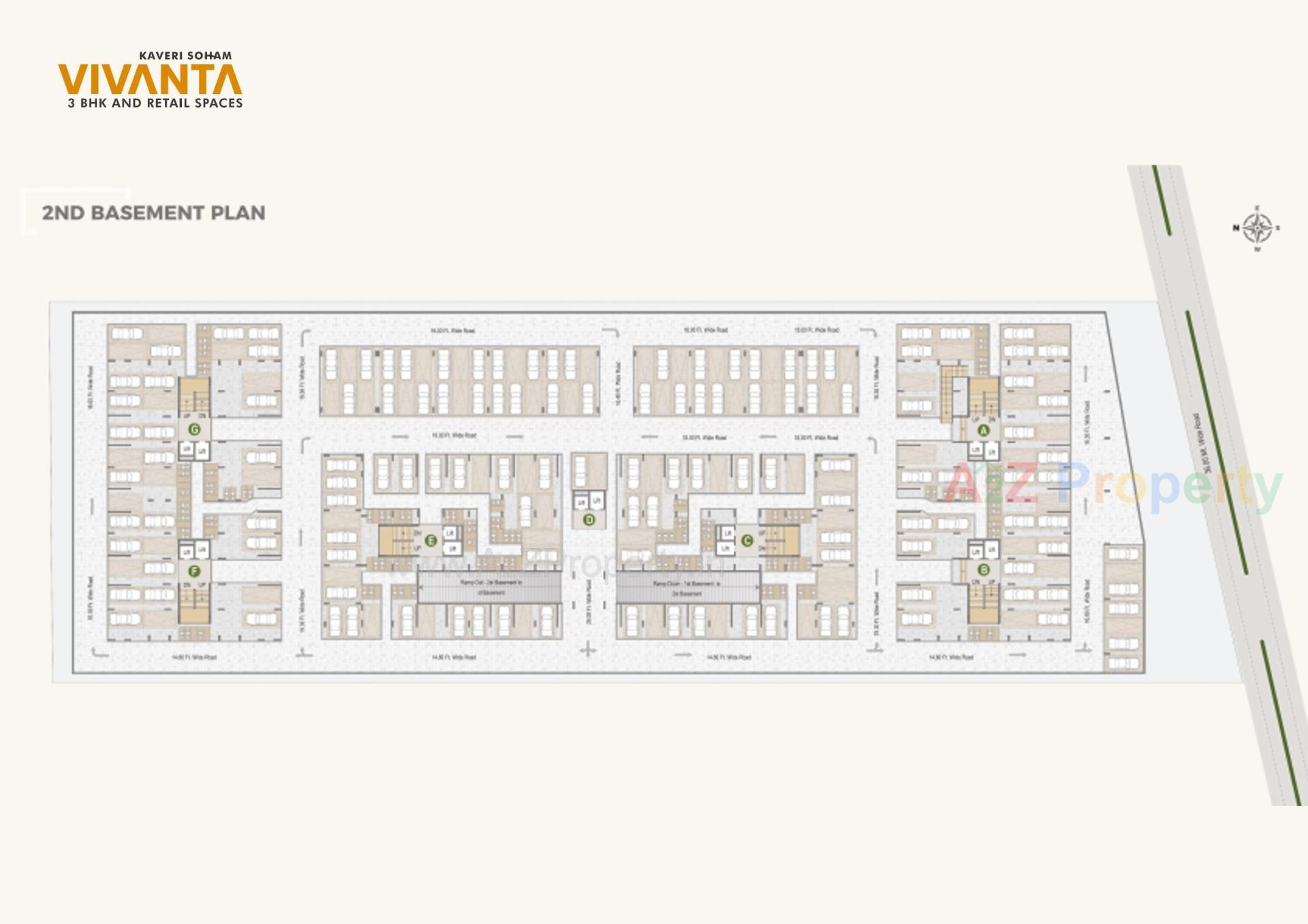 Layout of real estate project Kaveri Soham Vivanta located at Shilaj, Ahmedabad, Gujarat