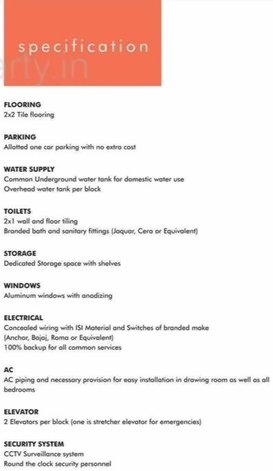 Project Specifications