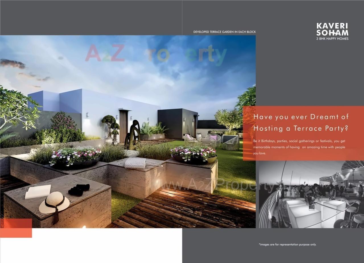 3D Elevation of real estate project Kaveri Soham located at City, Ahmedabad, Gujarat