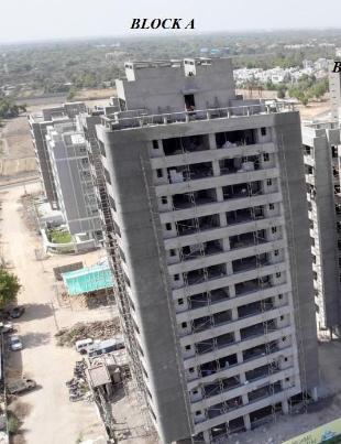 Elevation of real estate project Kaveri Trisara located at Shilaj, Ahmedabad, Gujarat