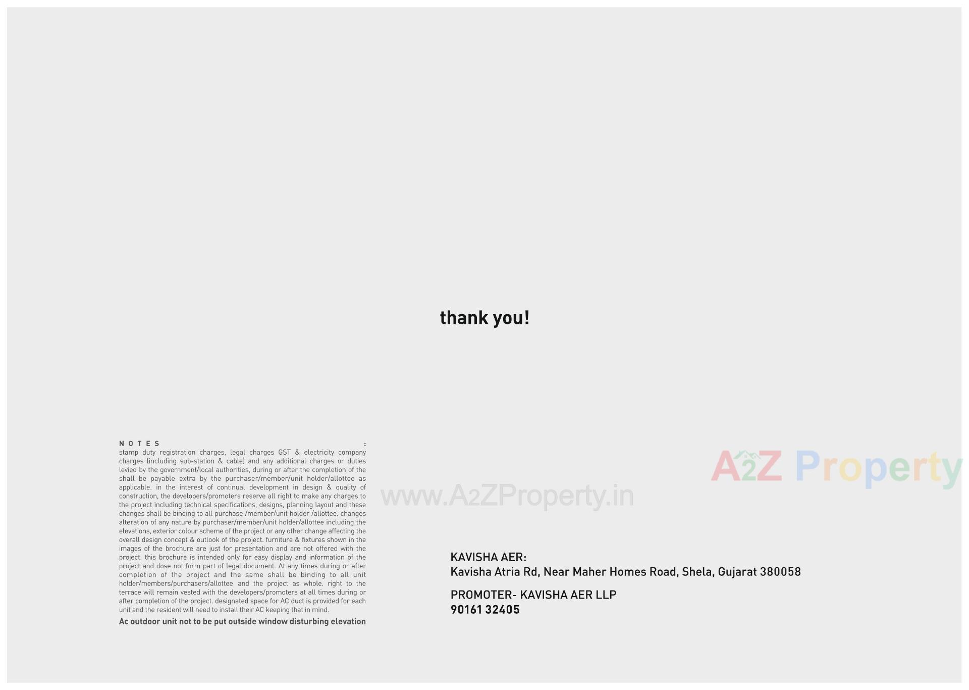  of real estate project Kavisha Aer located at Shela, Ahmedabad, Gujarat