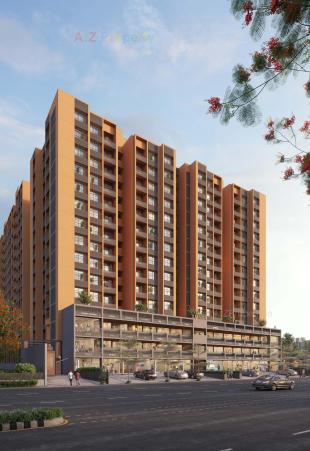 Elevation of real estate project Kavisha Amara located at Shela, Ahmedabad, Gujarat