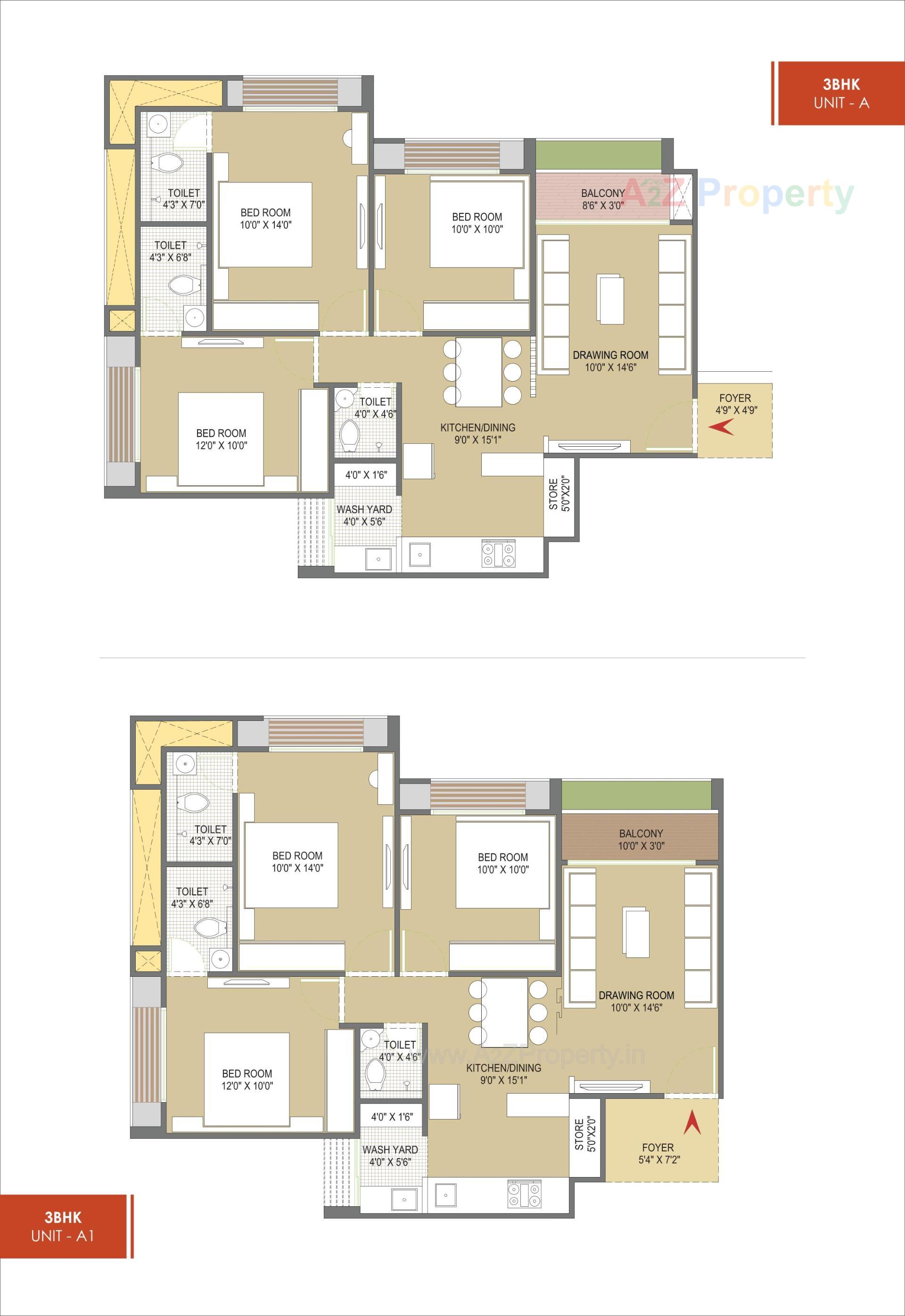 Layout of real estate project Kavisha Amara located at Shela, Ahmedabad, Gujarat