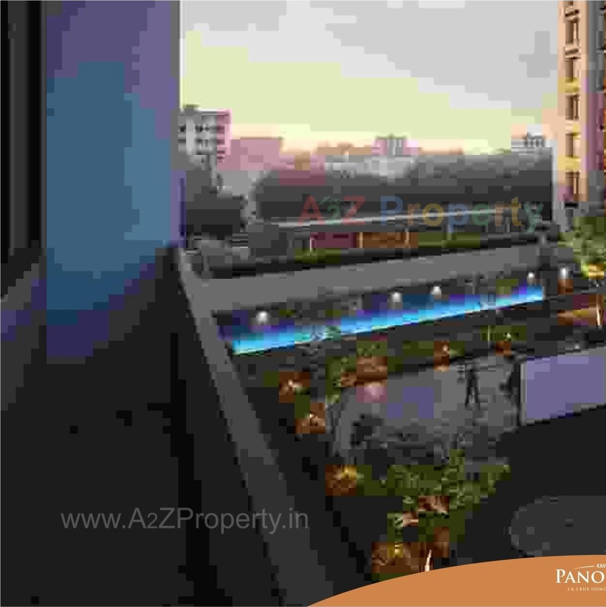 3D Elevation of real estate project Kavisha Panorama located at Ghuma, Ahmedabad, Gujarat