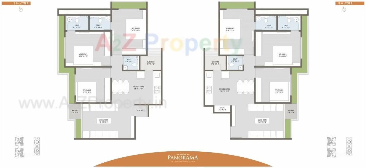 Layout of real estate project Kavisha Panorama located at Ghuma, Ahmedabad, Gujarat
