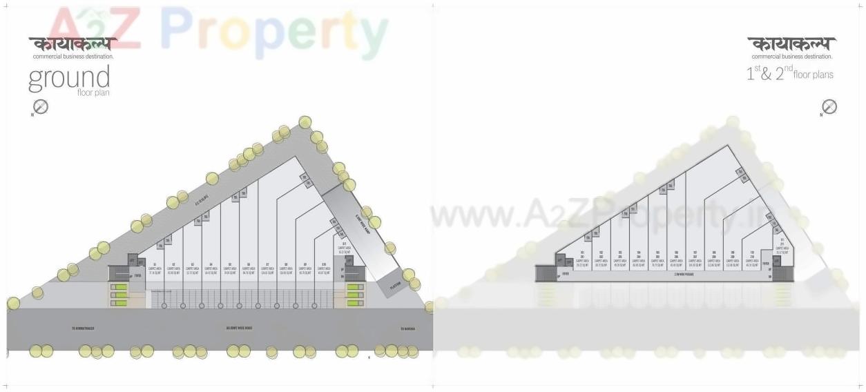 Layout of real estate project Kayakalp Avenue located at Naroda, Ahmedabad, Gujarat