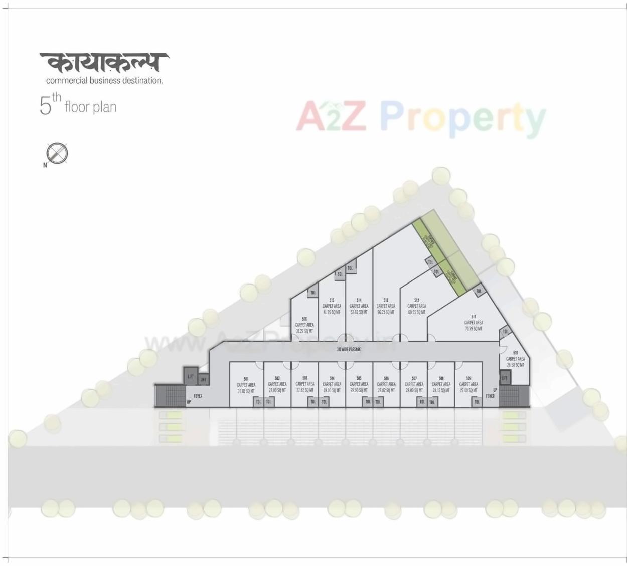 Layout of real estate project Kayakalp Avenue located at Naroda, Ahmedabad, Gujarat