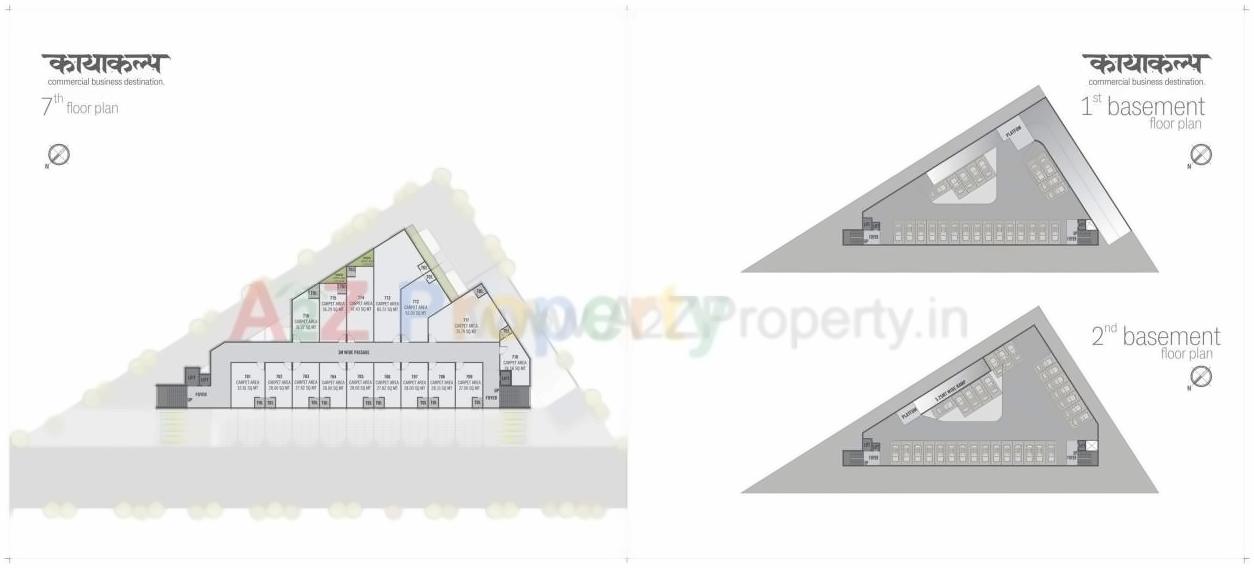 Layout of real estate project Kayakalp Avenue located at Naroda, Ahmedabad, Gujarat