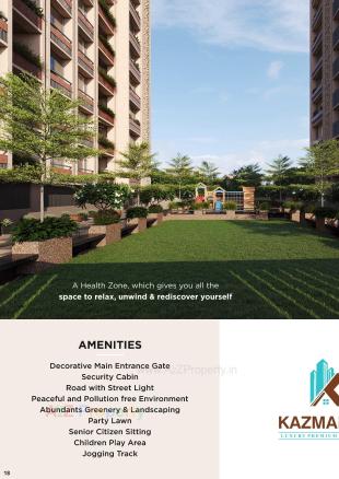 Elevation of real estate project Kazmain located at Maktampura, Ahmedabad, Gujarat
