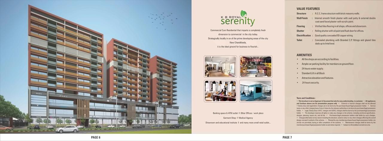  of real estate project Kb Royal Serenity located at Chandkheda, Ahmedabad, Gujarat