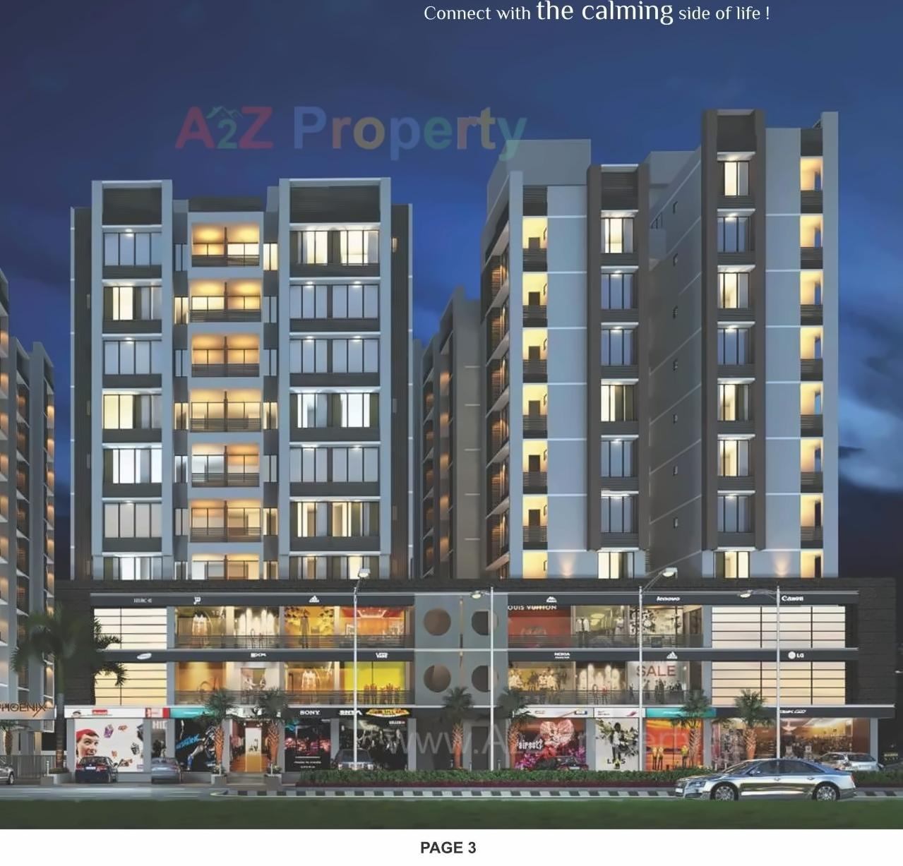 3D Elevation of real estate project Kb Royalphoenix located at City, Ahmedabad, Gujarat