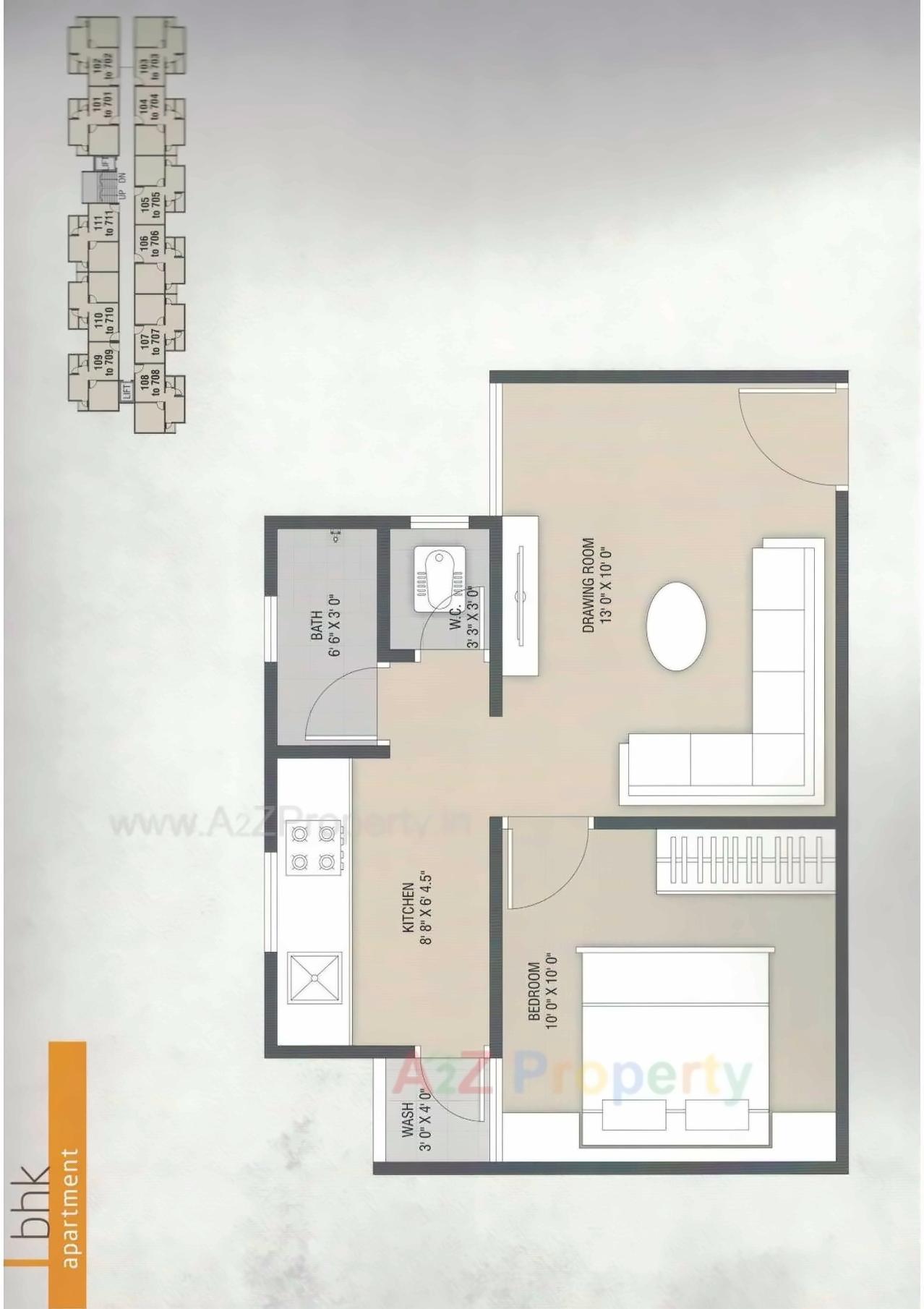 Layout of real estate project Kedaram located at Vatva, Ahmedabad, Gujarat