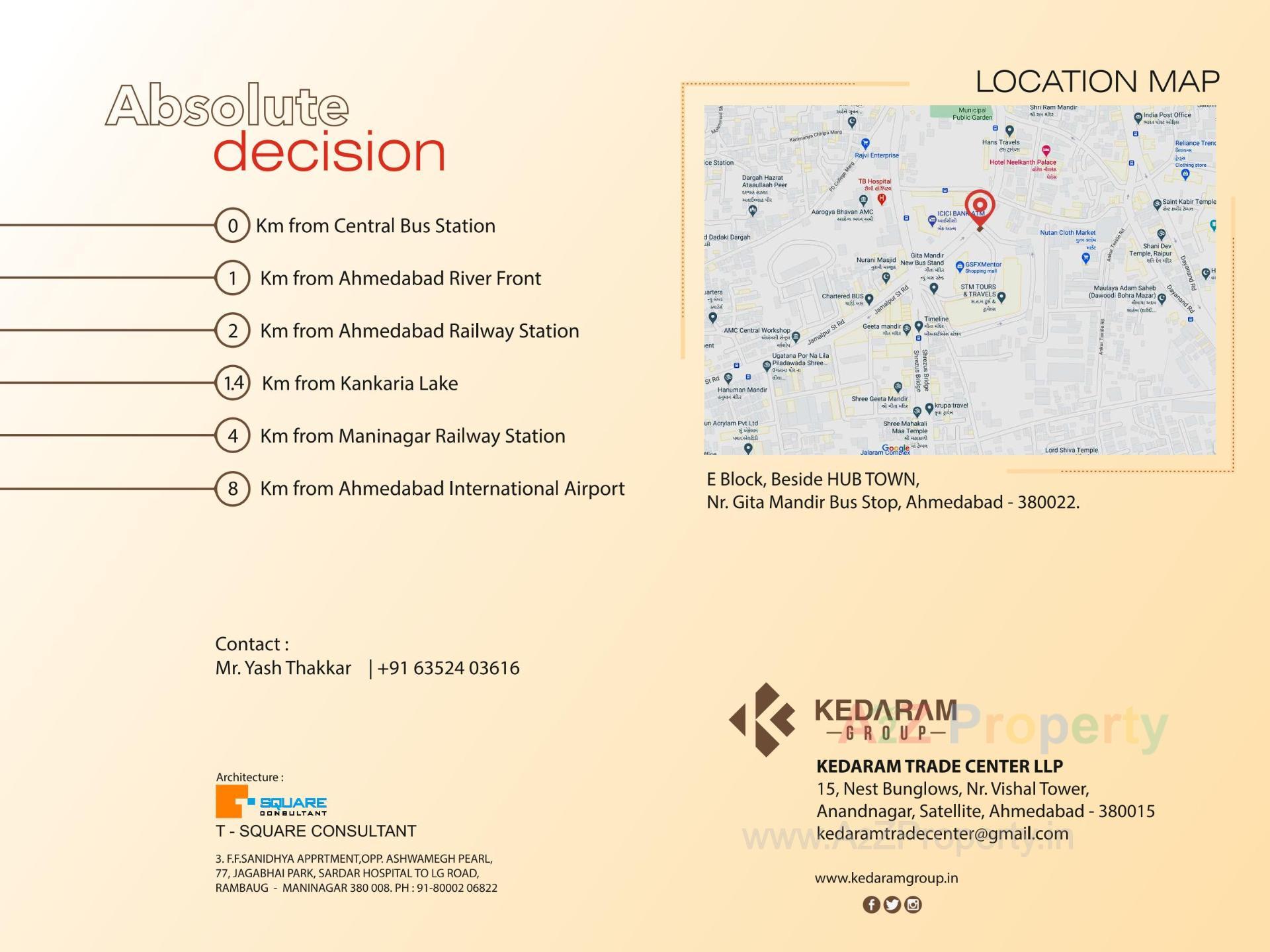  of real estate project Kedaram Trade Center located at Rajpur-hirpur, Ahmedabad, Gujarat