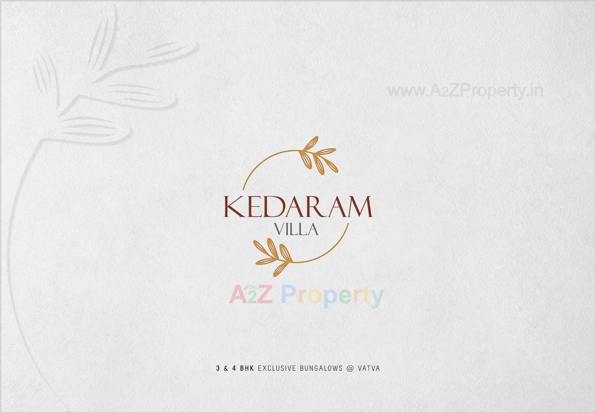  of real estate project Kedaram Villa located at Vatva, Ahmedabad, Gujarat